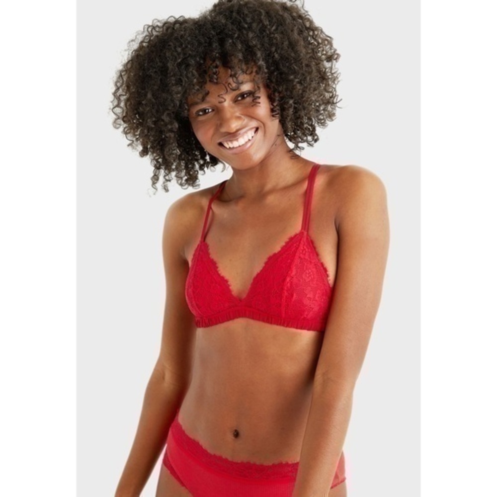 Aerie Red Lace Bralette